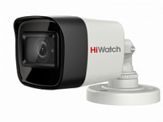 Видеокамера HiWatch DS-T800(B) (2,8мм) цилиндрическая уличная 8Мп