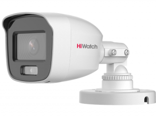 Видеокамера HiWatch DS-T200L (2,8мм) цилиндрическая уличная 2Мп ColorVu