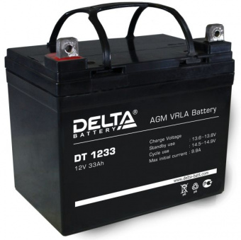 Аккумулятор Delta DT 1233 12В/33Ач