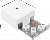 Коробка монтажная огнестойкая КМ-О (6к)-IP41 Гефест (72х72х36)