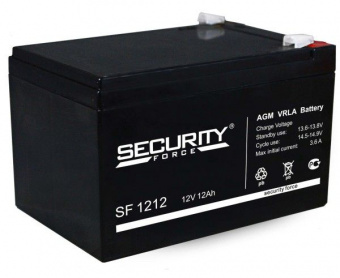 Аккумулятор Security Force SF 1212 12В/12Ач герметичный свинцово-кислотный