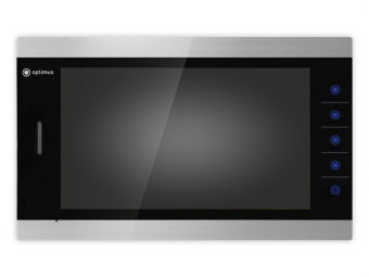 Видеодомофон Optimus VM-10.1(SB) черный серебро дисплей 10,1
